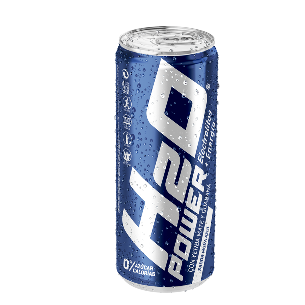 H2O Power Wild Blueberry can